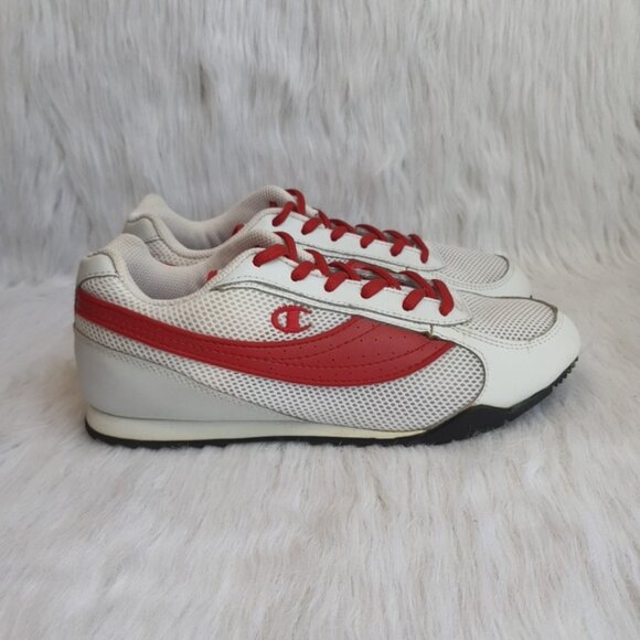 Champion Walking / Running Shoes White/red Vintage - Picture 3 of 16